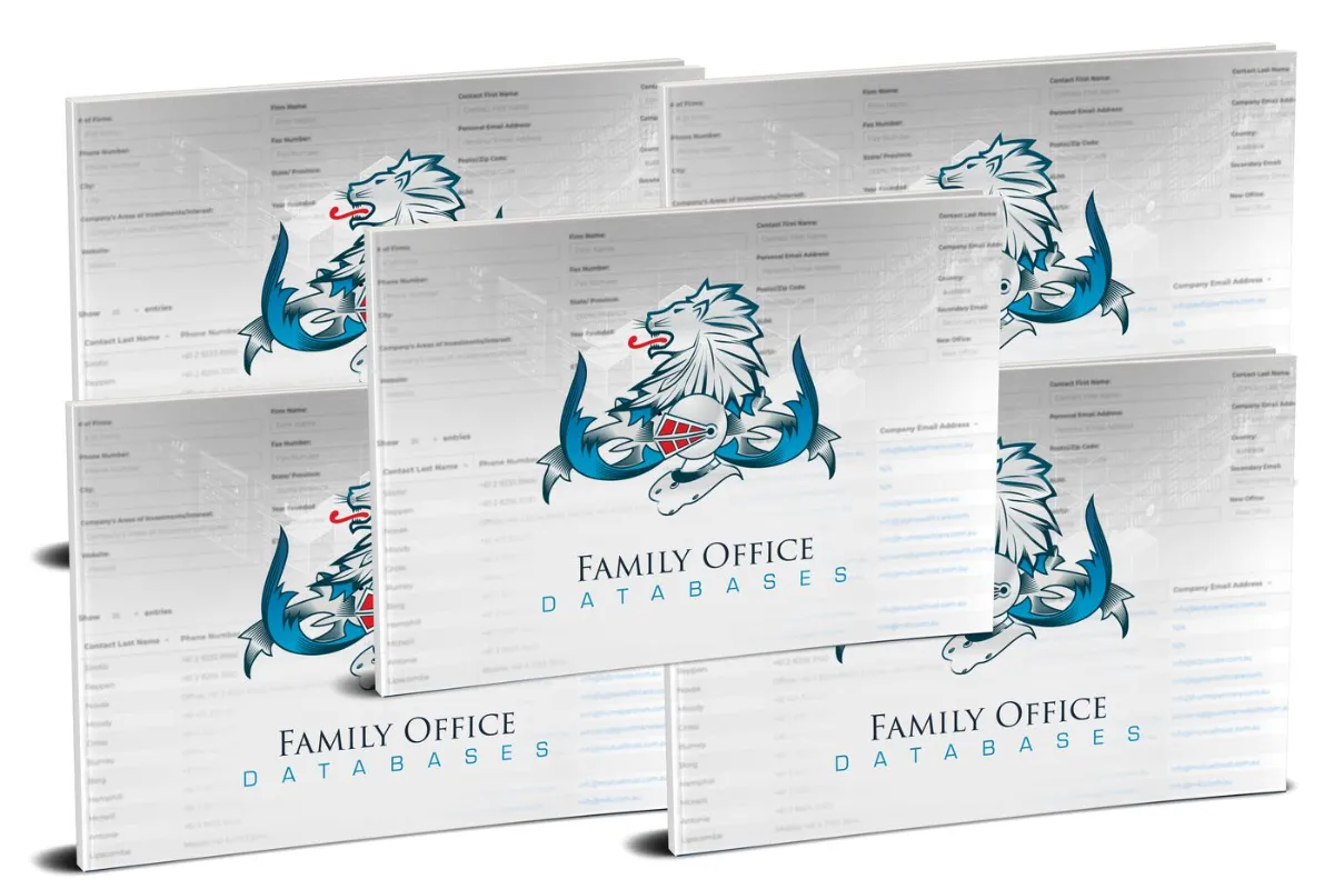 Family Office Databases product mockups